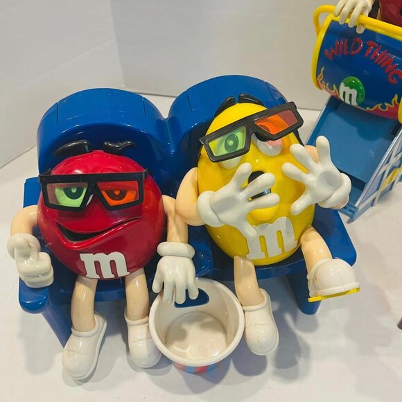 M&M Dispensers set of 3~at the Movies ~Wild Thing Roller Coaster~Madame Green - Picture 3 of 9